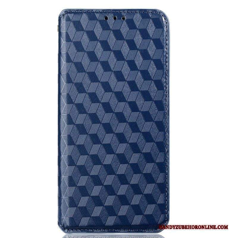 Folio Cover Xiaomi 12 Lite Custodia in pelle Trama 3d