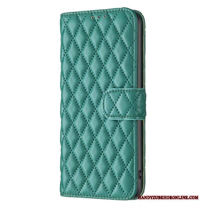 Folio Cover Xiaomi 12 Lite Stile Trapuntato Binfen Color