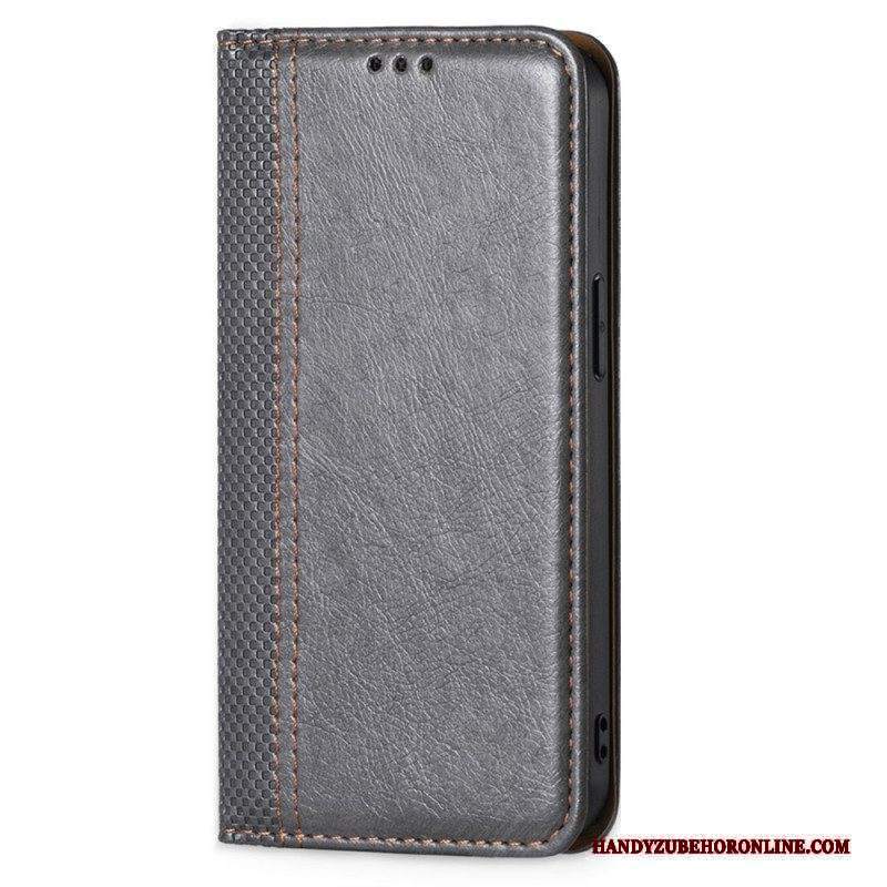 Folio Cover Xiaomi 12 Pro Custodia in pelle Effetto Pelle Vintage