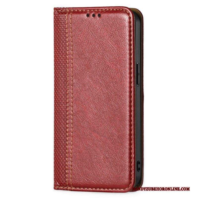 Folio Cover Xiaomi 12 Pro Custodia in pelle Effetto Pelle Vintage