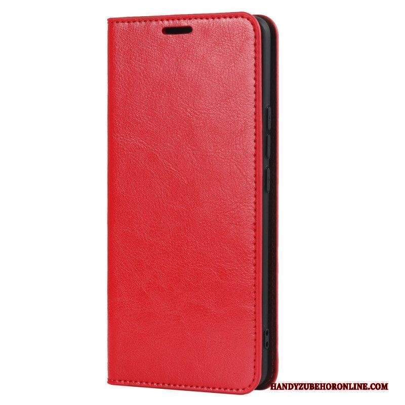 Folio Cover Xiaomi 12 Pro Custodia in pelle Pelle Vera