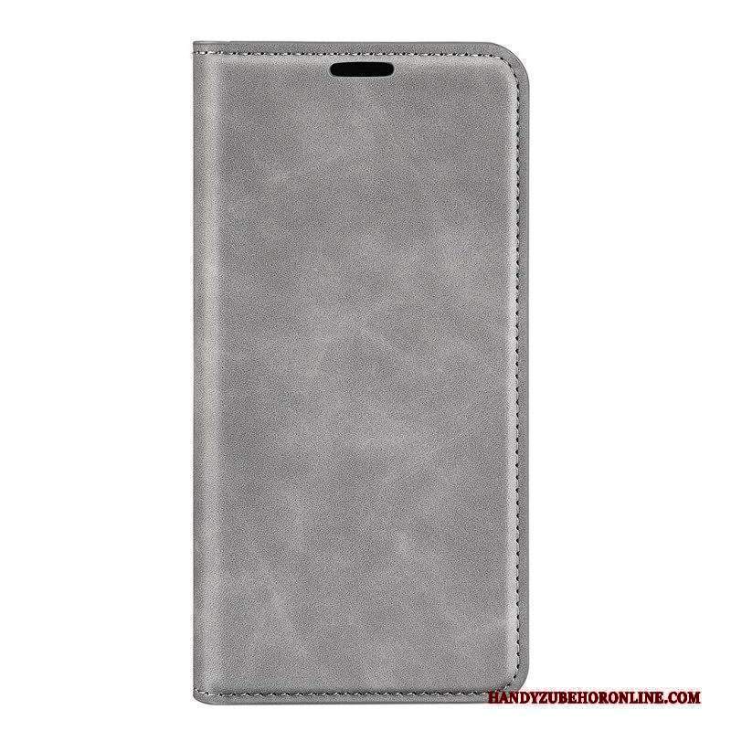 Folio Cover Xiaomi 12 Pro Custodia in pelle Tocco Di Pelle