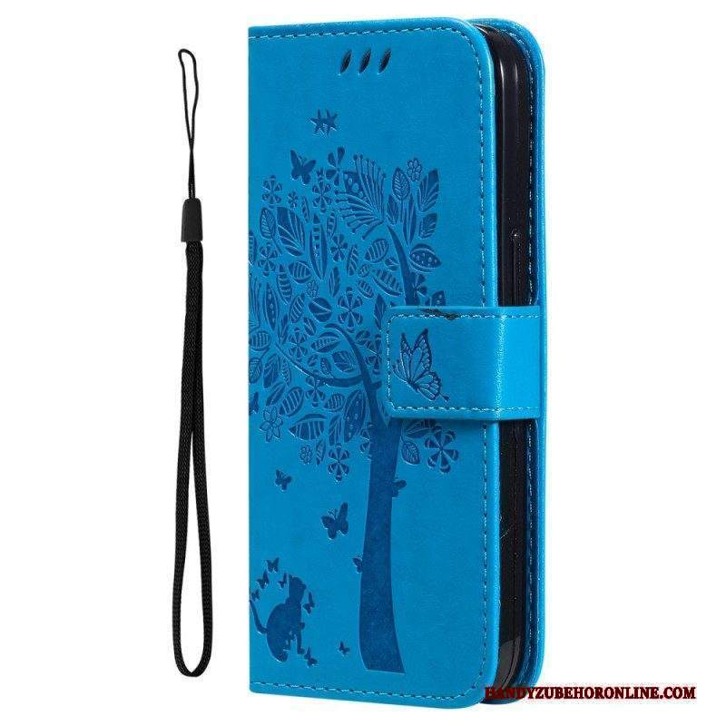 Folio Cover Xiaomi 12T / 12T Pro Gatto Sotto L'albero