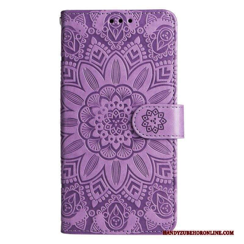 Folio Cover Xiaomi 12T / 12T Pro Girasole Con Cordino