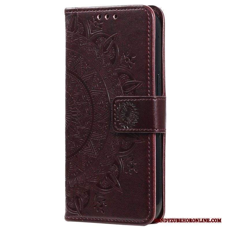 Folio Cover Xiaomi 12T / 12T Pro Mandala Sole Con Cordino