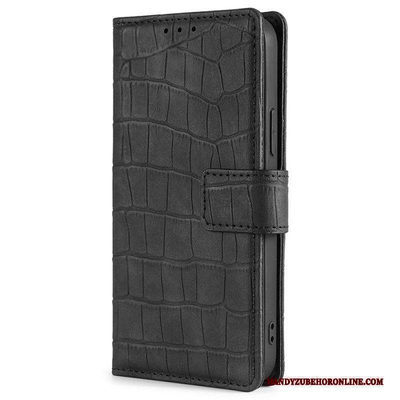 Folio Cover Xiaomi 12T / 12T Pro Pelle Di Coccodrillo