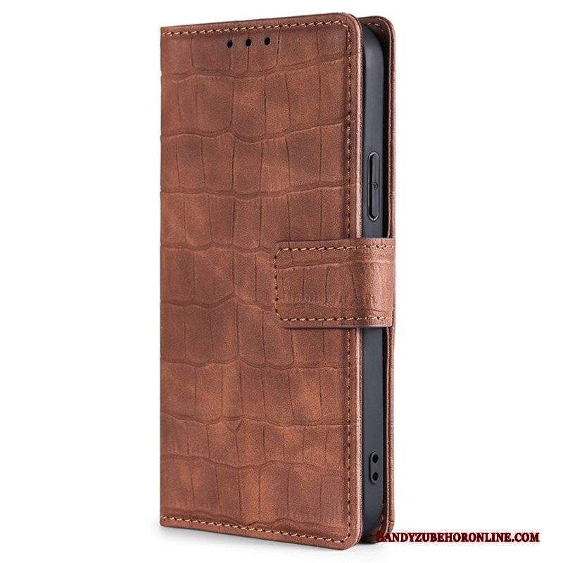 Folio Cover Xiaomi 12T / 12T Pro Pelle Di Coccodrillo