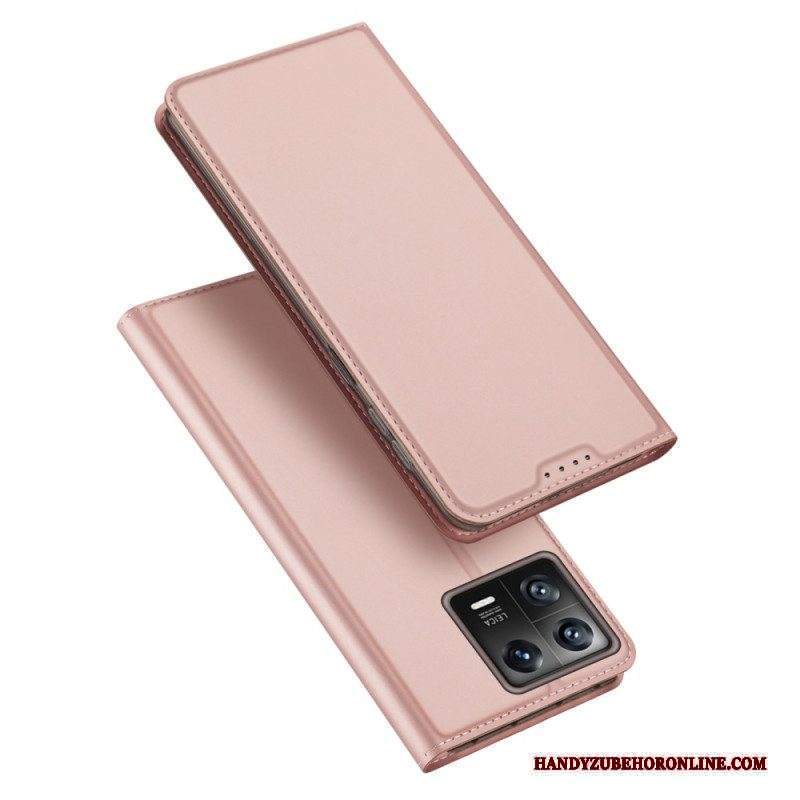 Folio Cover Xiaomi 13 Custodia in pelle Pelle Pro Dux Ducis