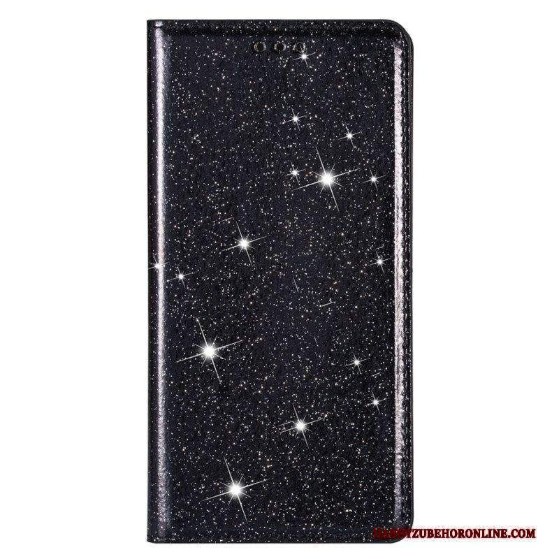 Folio Cover Xiaomi 13 Custodia in pelle Stile Paillettes