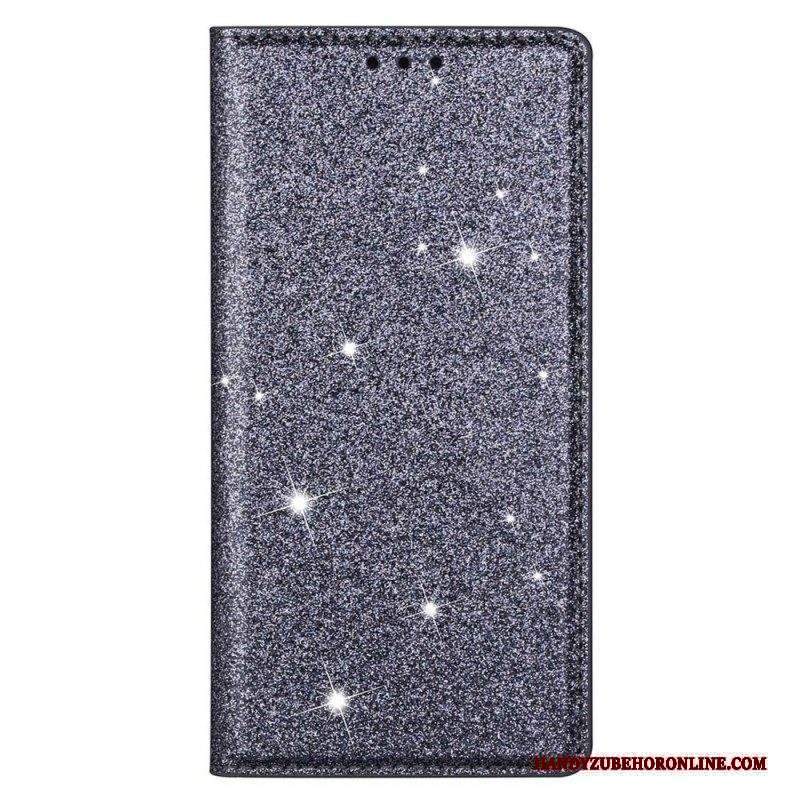 Folio Cover Xiaomi 13 Custodia in pelle Stile Paillettes