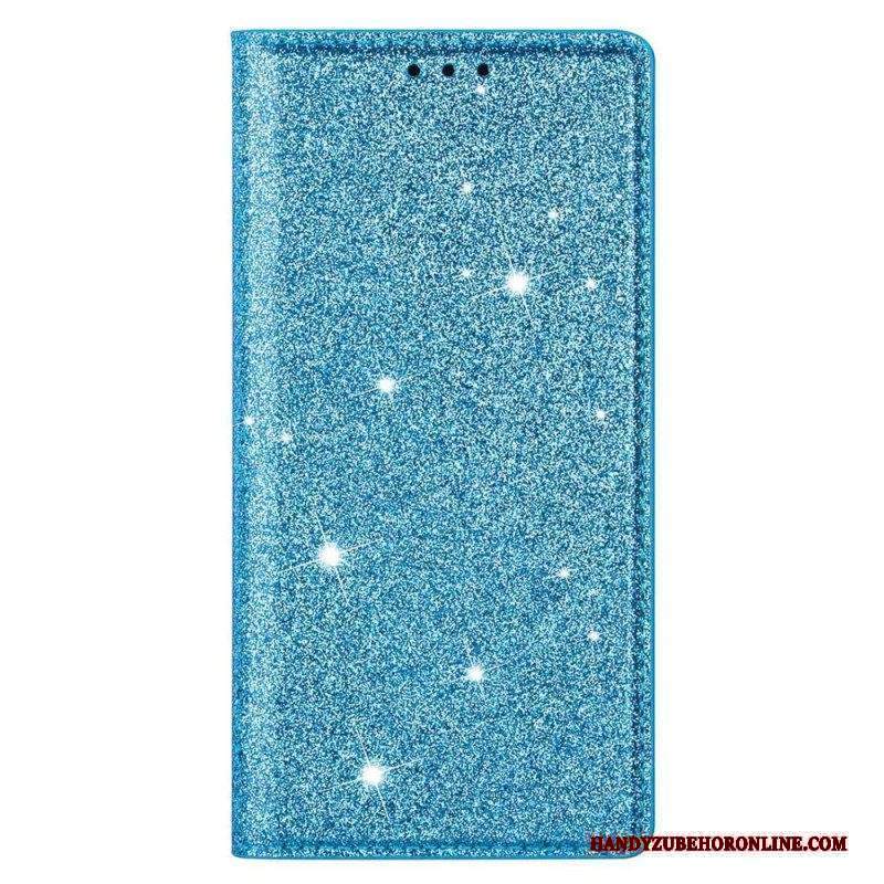 Folio Cover Xiaomi 13 Custodia in pelle Stile Paillettes