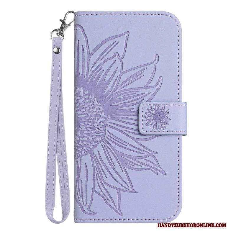 Folio Cover Xiaomi 13 Lite Girasole Con Cordino