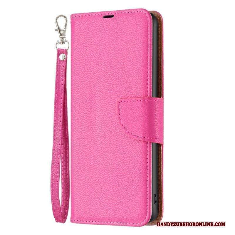 Folio Cover Xiaomi 13 Lite Lychee Chiusura Obliqua