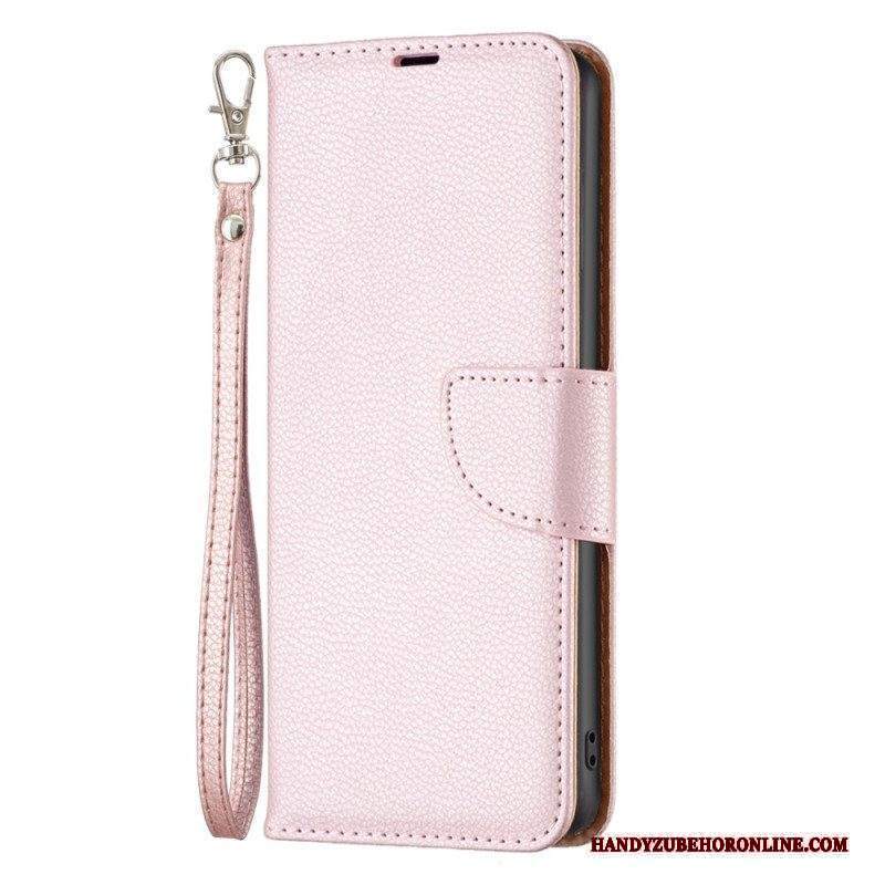 Folio Cover Xiaomi 13 Lite Lychee Chiusura Obliqua