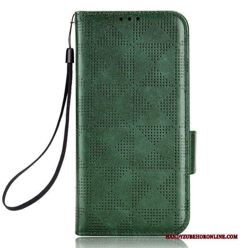 Folio Cover Xiaomi 13 Lite Triangoli Con Cordino