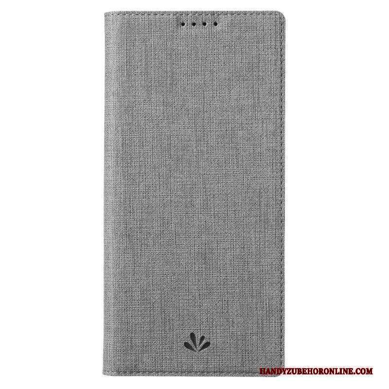 Folio Cover Xiaomi 13 Pro Custodia in pelle Struttura Del Tessuto Vili