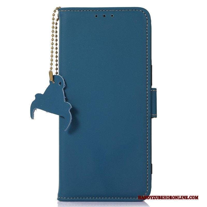 Folio Cover Xiaomi 13 Protezione Rfid In Vera Pelle