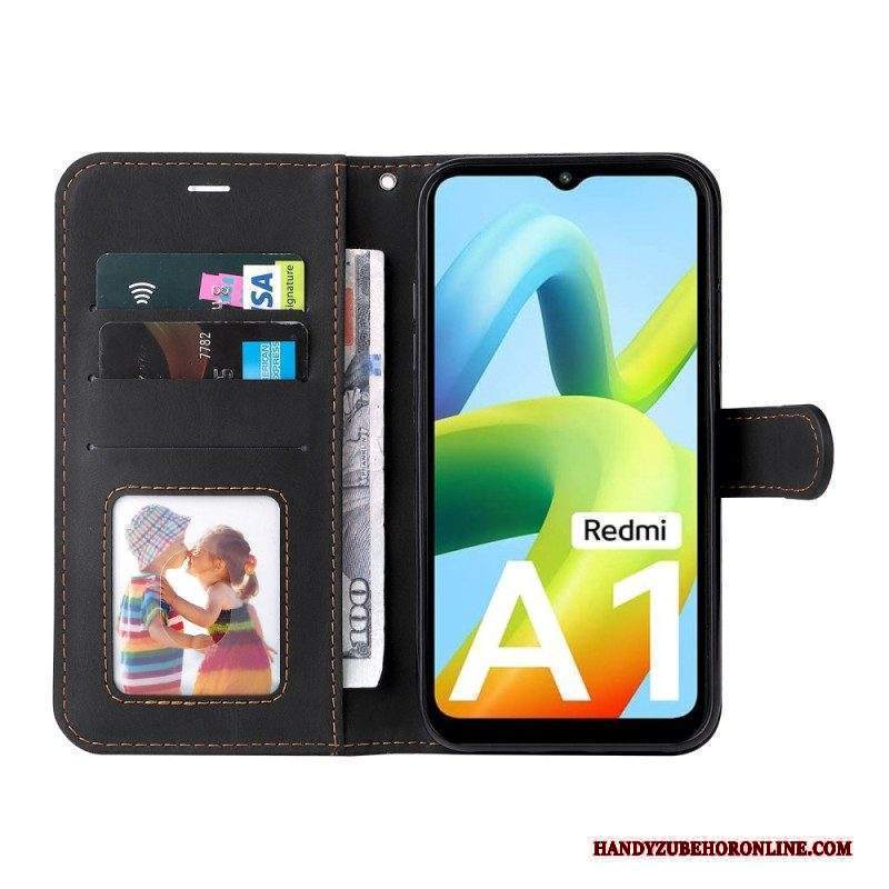 Folio Cover Xiaomi Redmi A1 Cinturino Tricolore