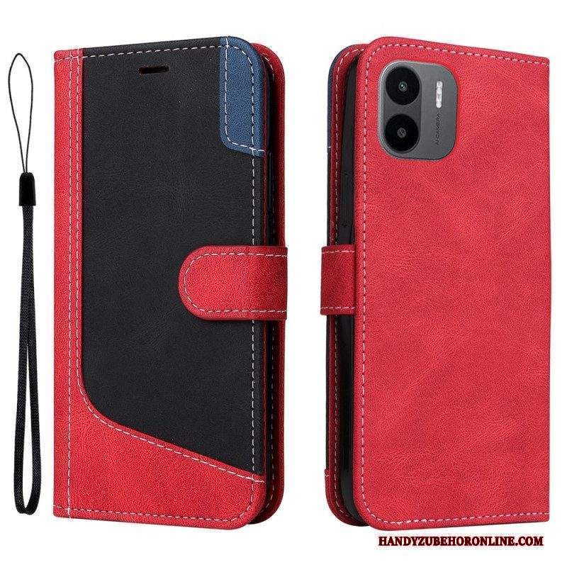 Folio Cover Xiaomi Redmi A1 Cinturino Tricolore