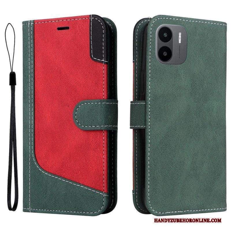 Folio Cover Xiaomi Redmi A1 Cinturino Tricolore