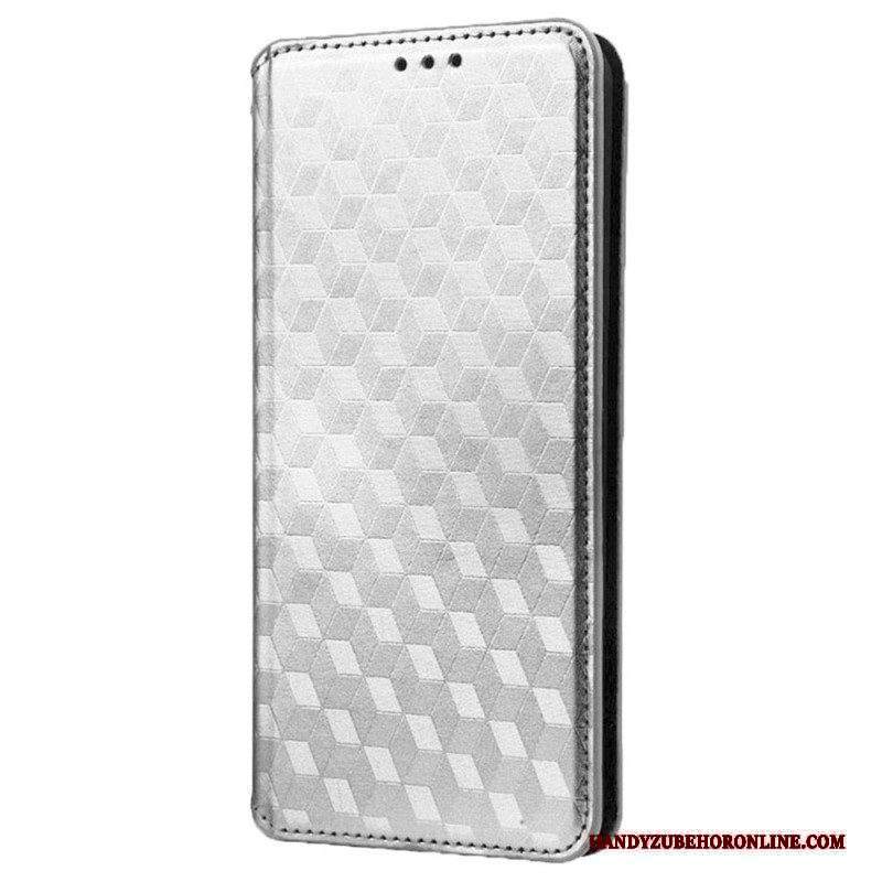 Folio Cover Xiaomi Redmi A1 Custodia in pelle Effetto Pelle Cubo 3d