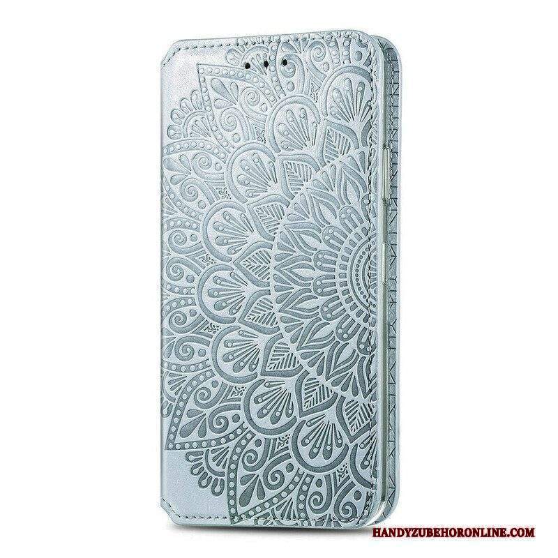 Folio Cover Xiaomi Redmi Note 10 / 10S Custodia in pelle Mandala Intenso