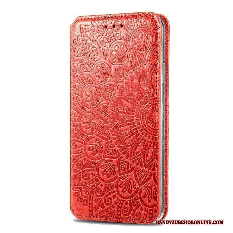 Folio Cover Xiaomi Redmi Note 10 / 10S Custodia in pelle Mandala Intenso