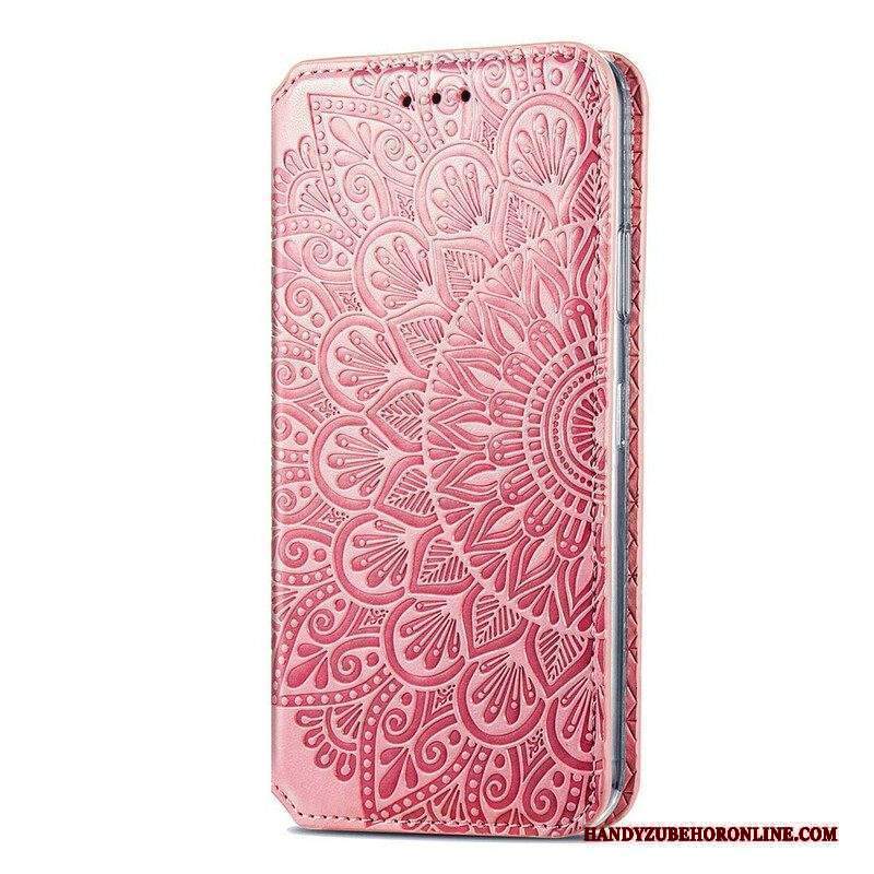 Folio Cover Xiaomi Redmi Note 10 / 10S Custodia in pelle Mandala Intenso