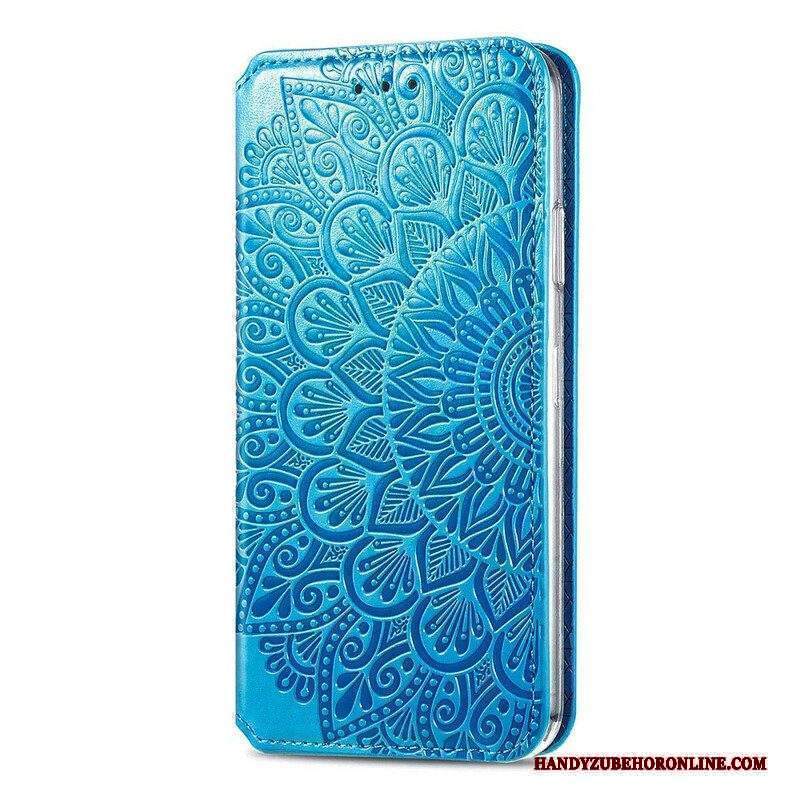 Folio Cover Xiaomi Redmi Note 10 / 10S Custodia in pelle Mandala Intenso