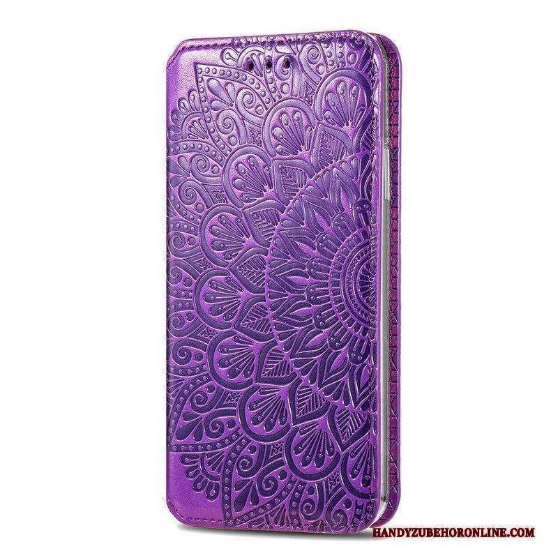 Folio Cover Xiaomi Redmi Note 10 / 10S Custodia in pelle Mandala Intenso