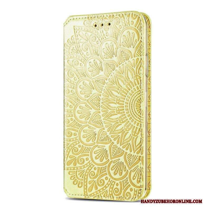 Folio Cover Xiaomi Redmi Note 10 / 10S Custodia in pelle Mandala Intenso