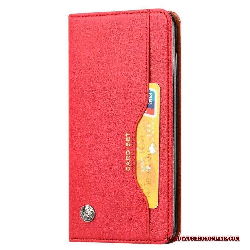 Folio Cover Xiaomi Redmi Note 10 / 10S Custodia in pelle Portacarte In Ecopelle