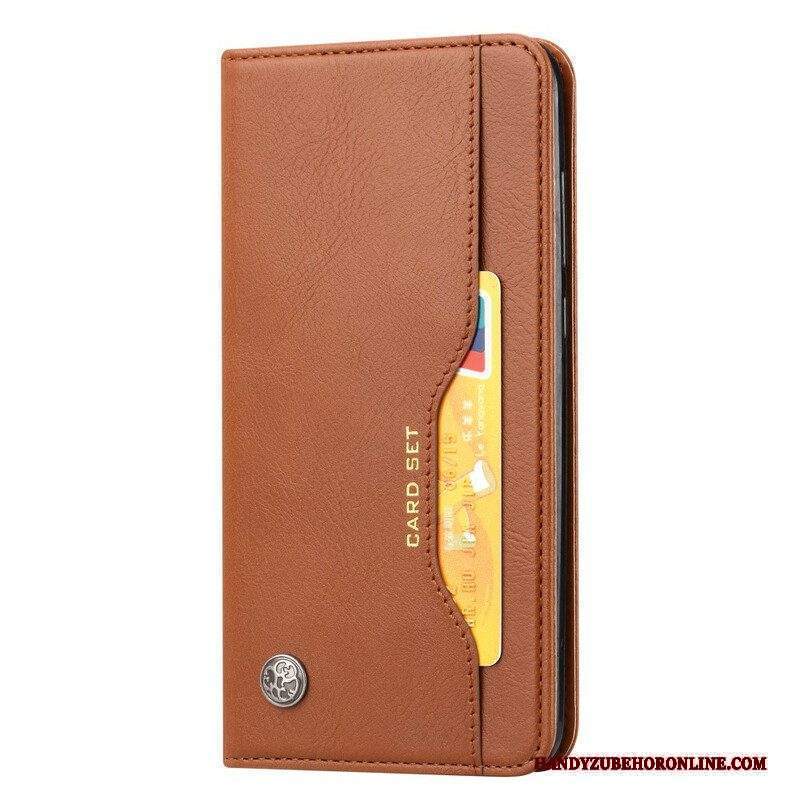 Folio Cover Xiaomi Redmi Note 10 / 10S Custodia in pelle Portacarte In Ecopelle