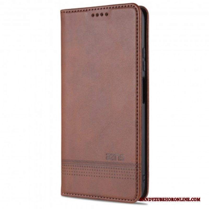 Folio Cover Xiaomi Redmi Note 10 / 10S Custodia in pelle Stile In Pelle Azns