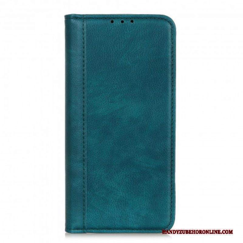 Folio Cover Xiaomi Redmi Note 10 / 10S Custodia in pelle Versione In Crosta Di Litchi