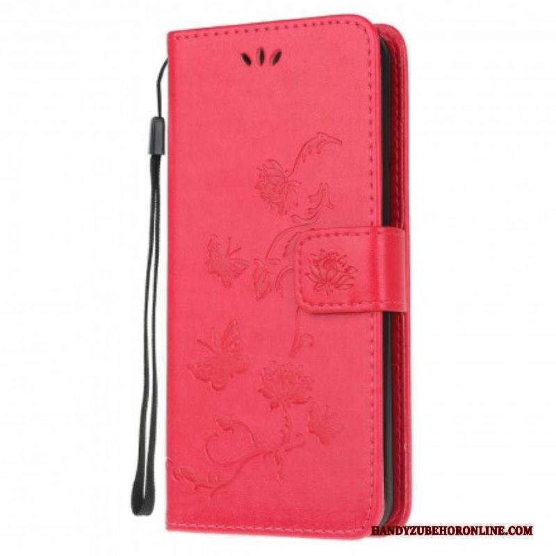 Folio Cover Xiaomi Redmi Note 10 / 10S Farfalle E Fiori