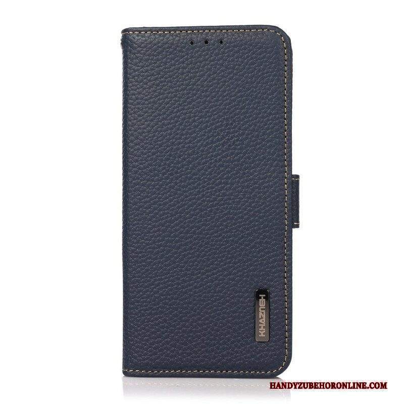 Folio Cover Xiaomi Redmi Note 10 / 10S Pelle Litchi Khazneh Rfid