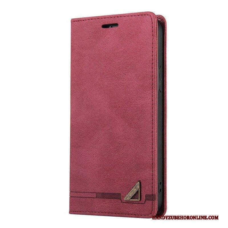 Folio Cover Xiaomi Redmi Note 10 5G Custodia in pelle Ecopelle Gq.utrobe