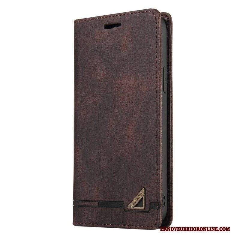 Folio Cover Xiaomi Redmi Note 10 5G Custodia in pelle Ecopelle Gq.utrobe