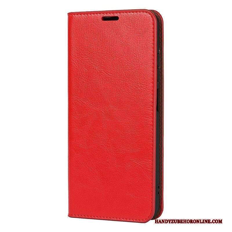 Folio Cover Xiaomi Redmi Note 10 5G Custodia in pelle Pelle Vera