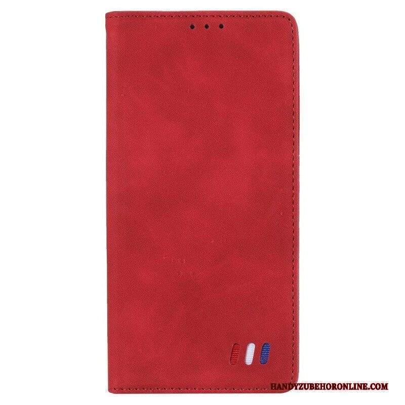 Folio Cover Xiaomi Redmi Note 10 5G Custodia in pelle Stile In Pelle Tricolore