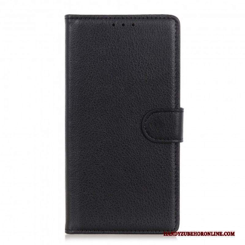 Folio Cover Xiaomi Redmi Note 10 5G Ecopelle Tradizionale Litchi