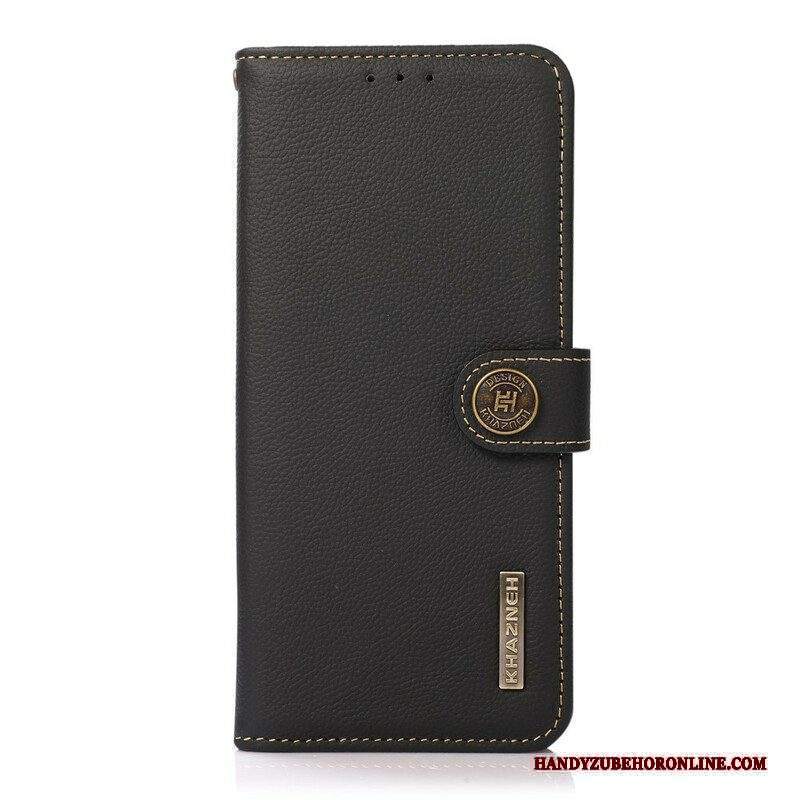 Folio Cover Xiaomi Redmi Note 10 5G Khazneh Rfid In Vera Pelle