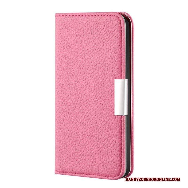 Folio Cover Xiaomi Redmi Note 10 Pro Custodia in pelle Ecopelle Litchi Ultra Chic