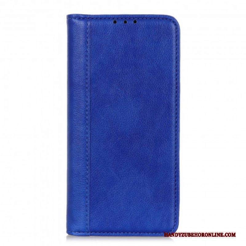 Folio Cover Xiaomi Redmi Note 10 Pro Custodia in pelle Pelle Crosta Litchi