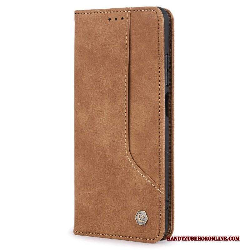 Folio Cover Xiaomi Redmi Note 10 Pro Custodia in pelle Pola Retrò