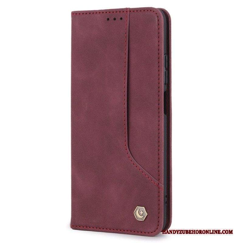 Folio Cover Xiaomi Redmi Note 10 Pro Custodia in pelle Pola Retrò