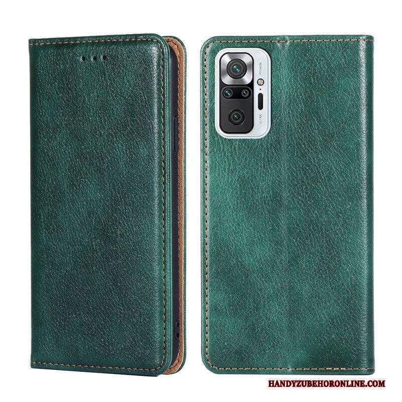 Folio Cover Xiaomi Redmi Note 10 Pro Custodia in pelle Stile Vintage In Pelle