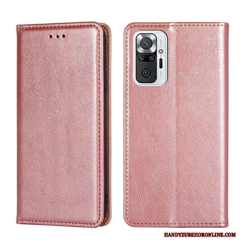 Folio Cover Xiaomi Redmi Note 10 Pro Custodia in pelle Stile Vintage In Pelle