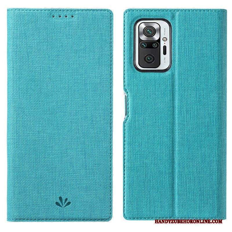 Folio Cover Xiaomi Redmi Note 10 Pro Custodia in pelle Vili Dmx Testurizzato